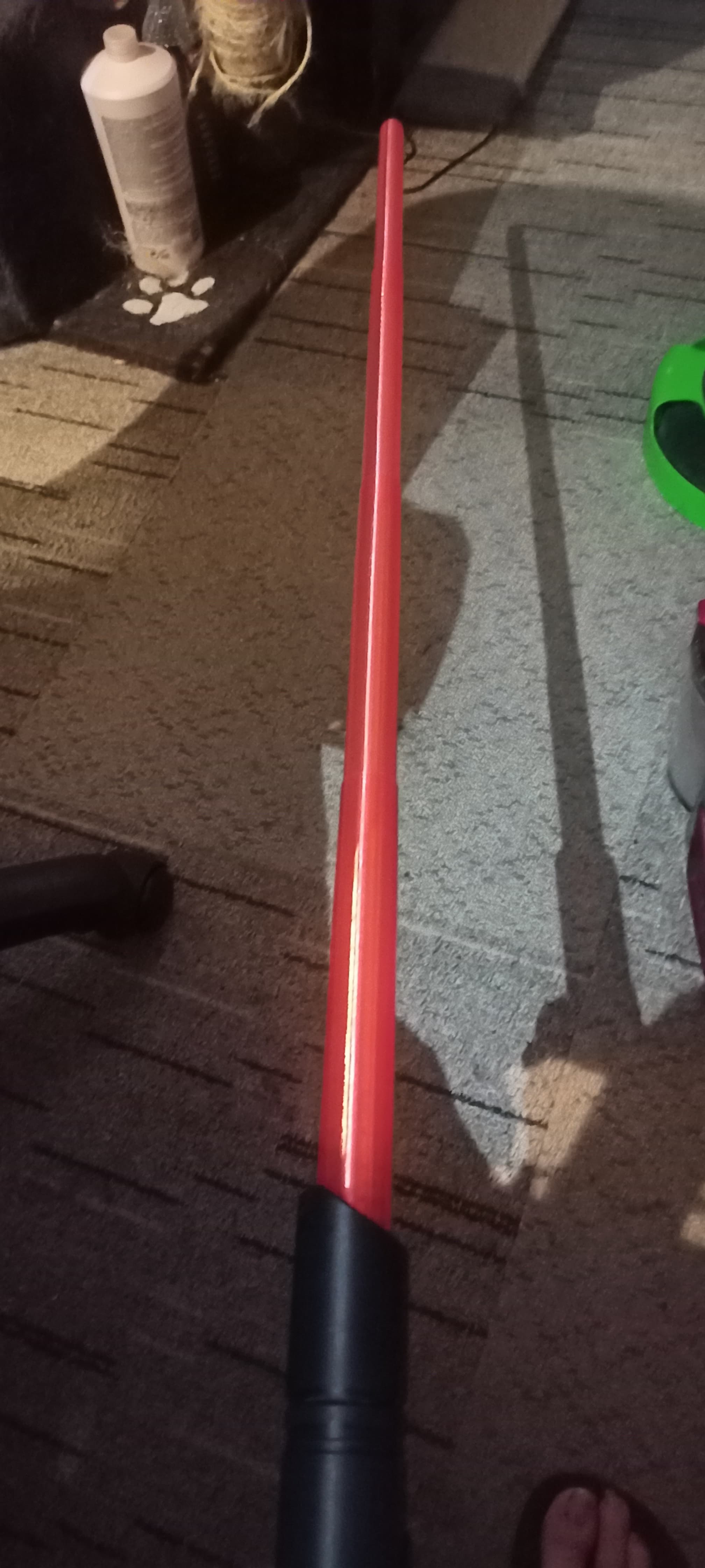 Printed in clear red petg