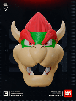 Mr. Steal Your Princess Mask 3D Printer STL 3d model