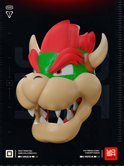 Mr. Steal Your Princess Mask 3D Printer STL 3d model