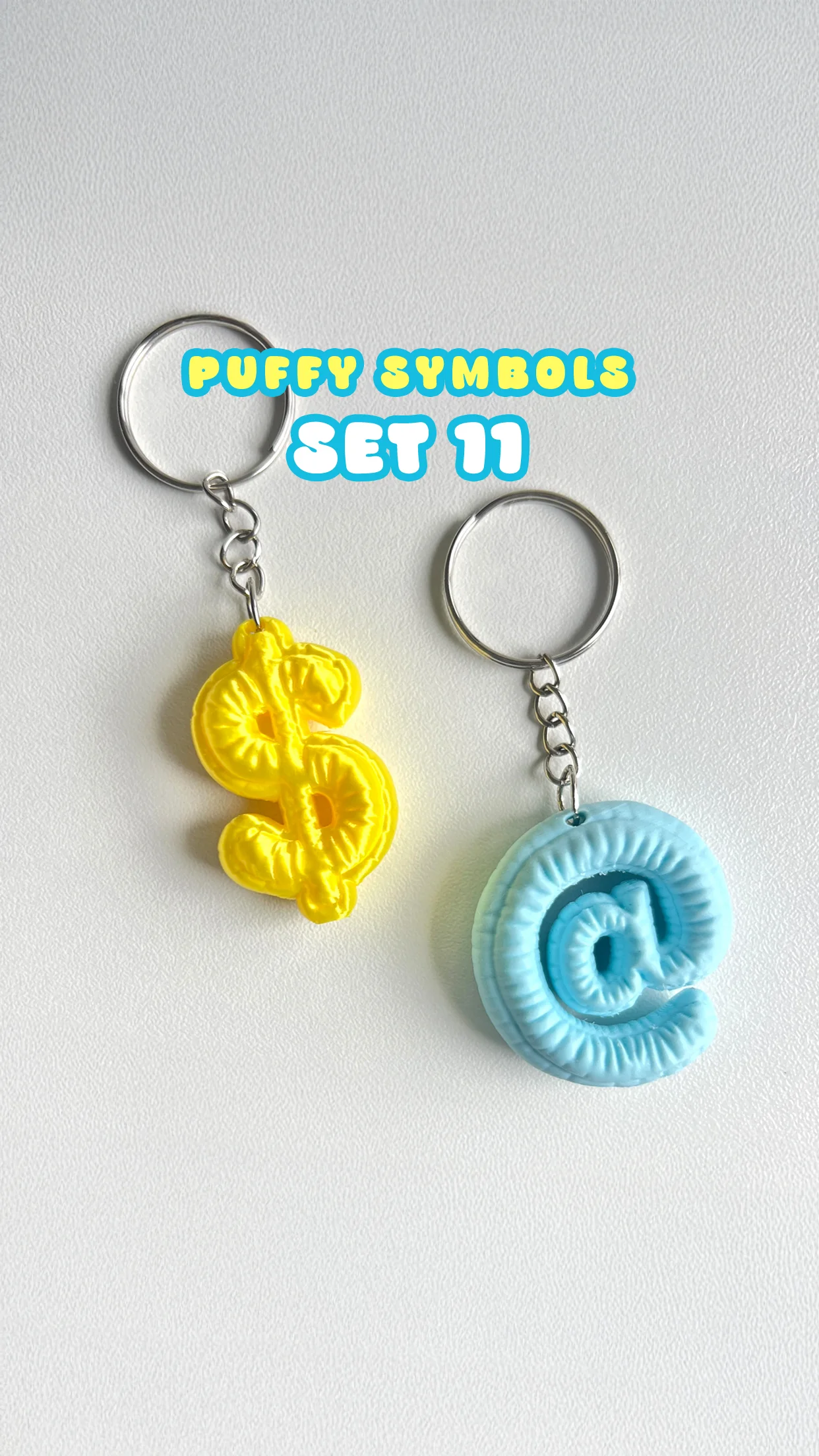 Puffer Symbols | $€£₺¥&@^!?* 3d model