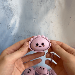 Cute Varenik - Clicker | Kawaii Dumpling 3d model