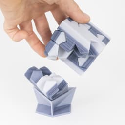 Tsugite Cube 2x2 Puzzle (3 sizes) 3d model