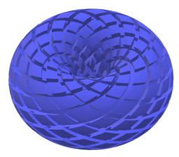 Rodin Coil FluxGroove .STL | 2 inch 50mm. x 23mm. Diameter Coil | iToroid Vortex Wave Field 3d model