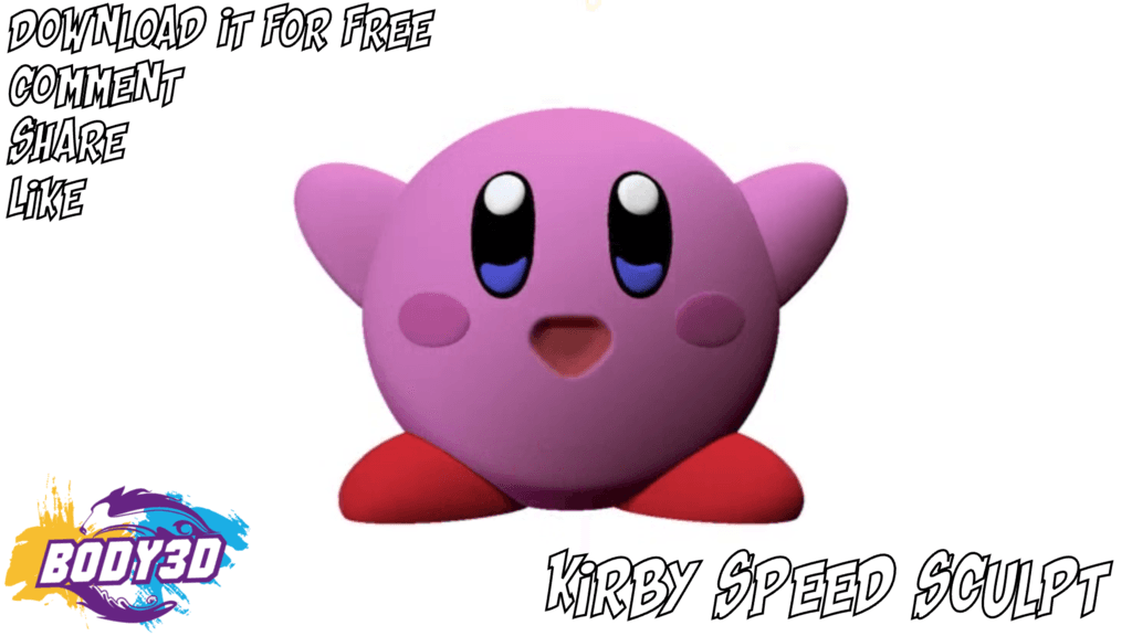 Kirby - No supports 3d model