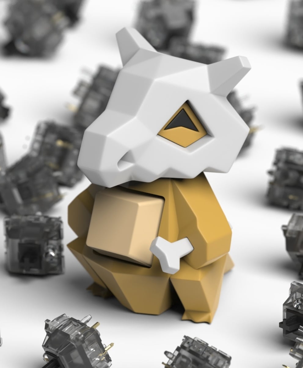 Cubone - Keyboard clicker 3d model