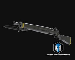 HD2 - Constitution Rifle - 3D Print Files 3d model