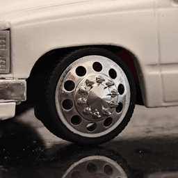 Alcoa Mega Hole 1/64 Dually Wheels 3d model