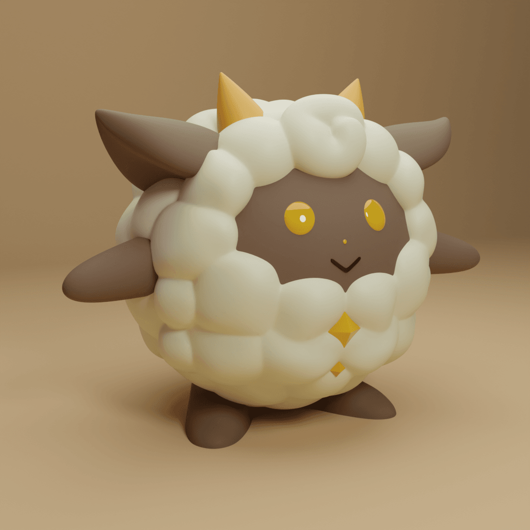 Lamball - PalWorld #1 Free STL 3d model
