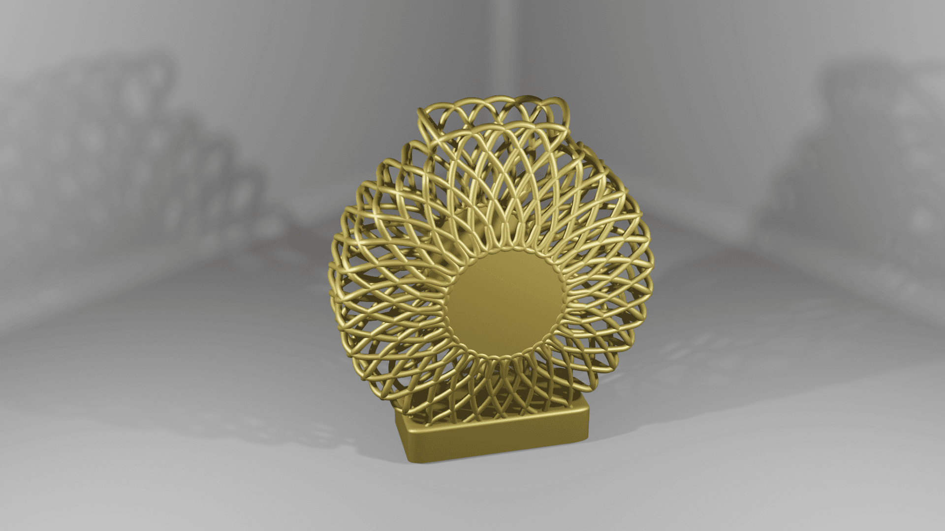Open Circle Vase 3d model