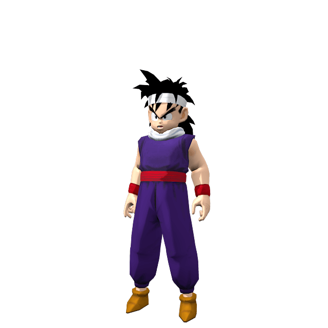 Kid Gohan 3d model