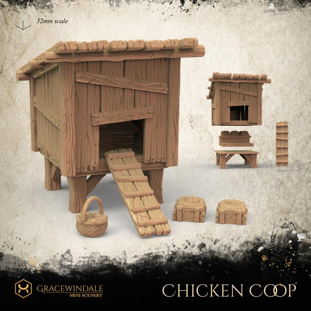 Chicken Coop 3d model