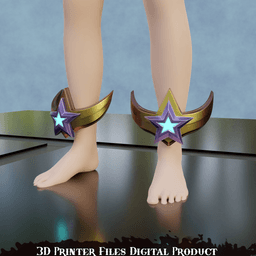 Juno Freshman Teo Minh Cosplay Sleeves and Legs Armor Overwatch 3d model