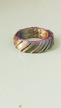 Fidget ring futuristic candy & Celtic 3d model