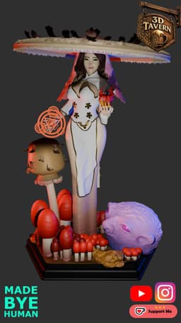 Procera – The Prime Minister | Mushroom Fairies #02 3d model