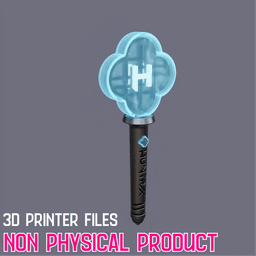 HanterX Fans Cosplay Lightstick Kpop Demon Hunters 3d model