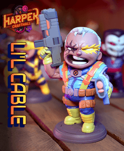 Li'l Cable - XMen97 Collectible Figure 3d model