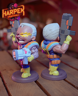 Li'l Cable - XMen97 Collectible Figure 3d model