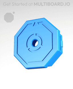 Drop-In Nut - Weight Bearing Snap - M3 3d model