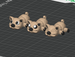Pig Flexi Figure - Farm Flexi Pack Part 2 - Keychain, No Supports 3D Print STL/3MF 3d model