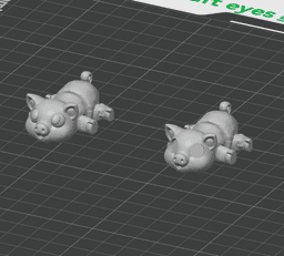 Pig Flexi Figure - Farm Flexi Pack Part 2 - Keychain, No Supports 3D Print STL/3MF 3d model