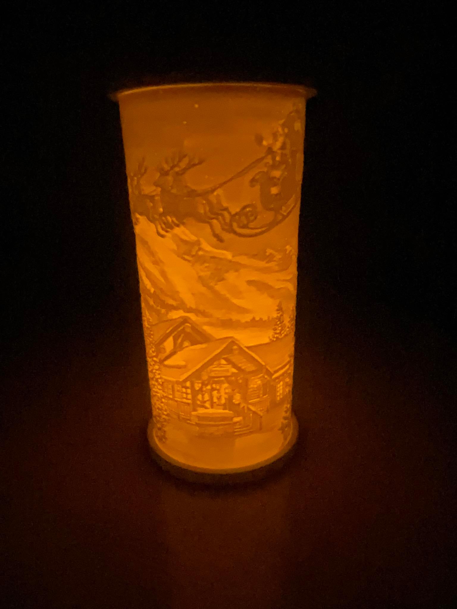christmas led tea light decoration 3d model