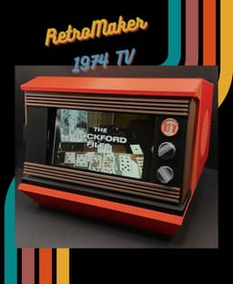 Red/Orange, Matte Chocolate Brown and Stone White from Overture for yet another masterpiece by RetroMaker! 3d model