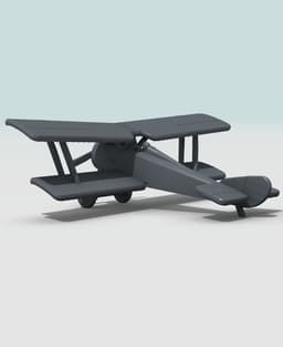 1:144 Hanriot H.D.1 3d model