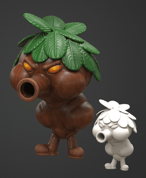 Deku Scrub from Zelda Ocarina of Time 3d model