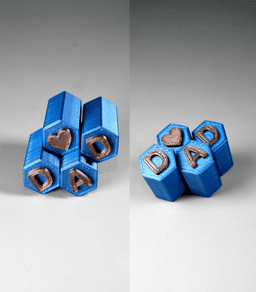 Dad fidget gift 3d model