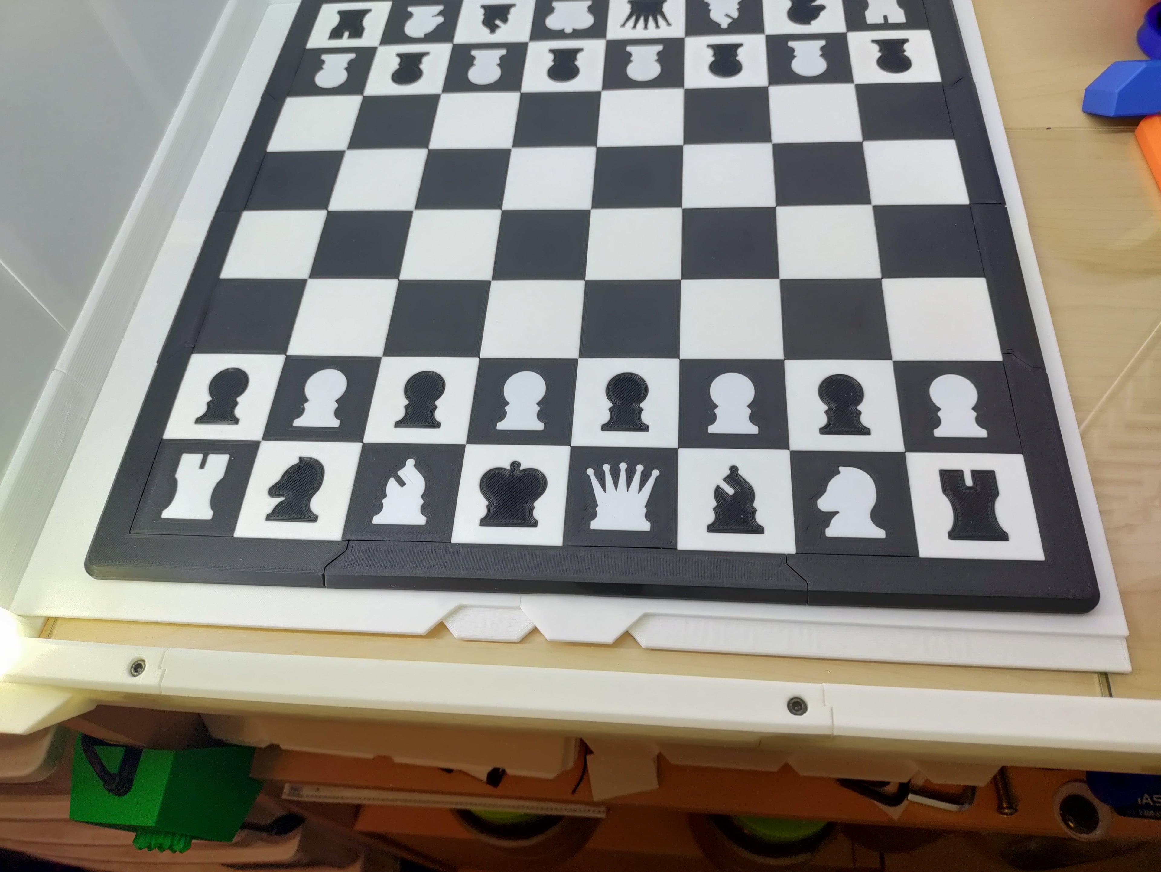 Modular chessboard - Deluxe 3d model