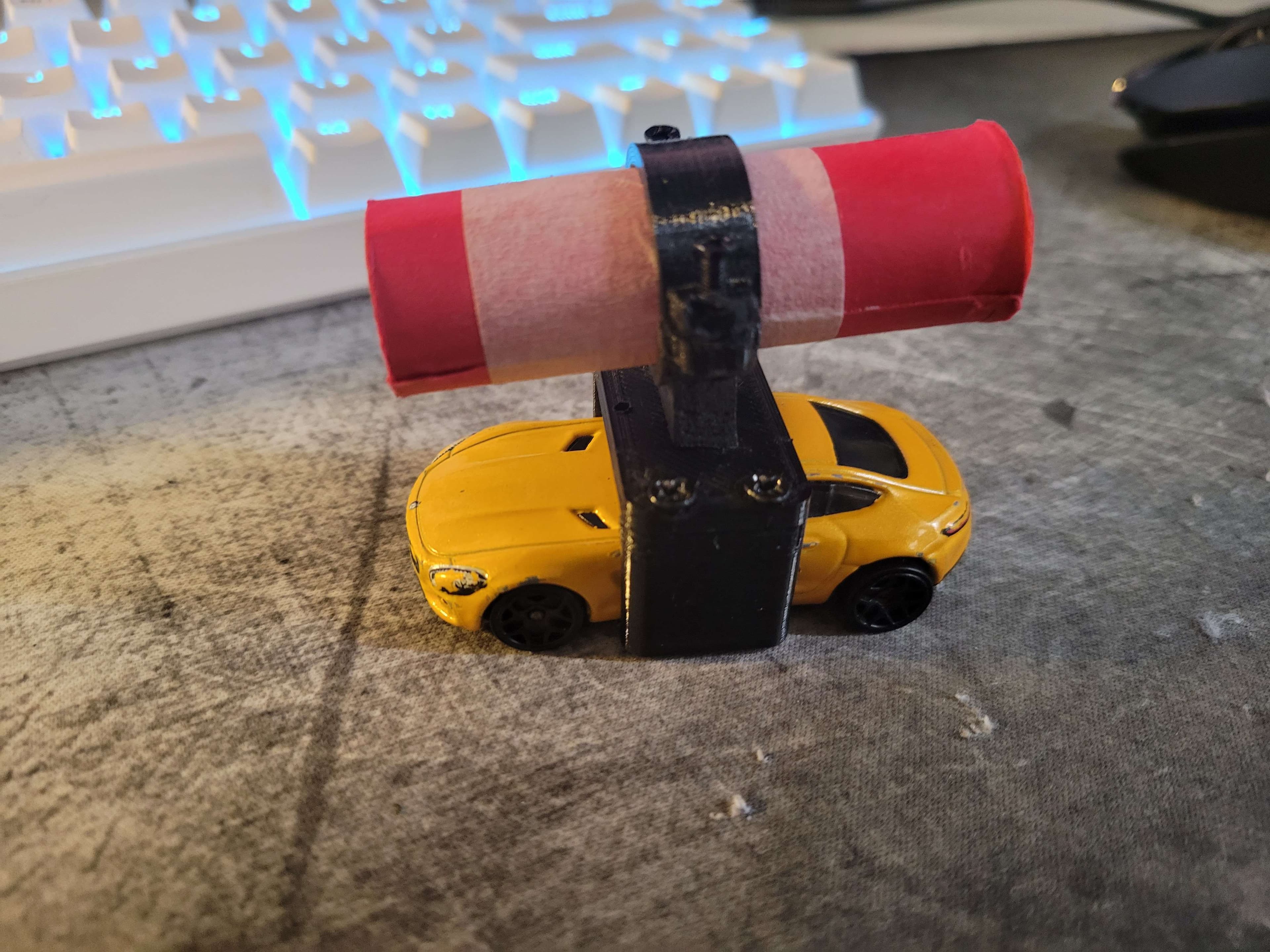 Hot Wheels Rocket Motor Clamp 3d model