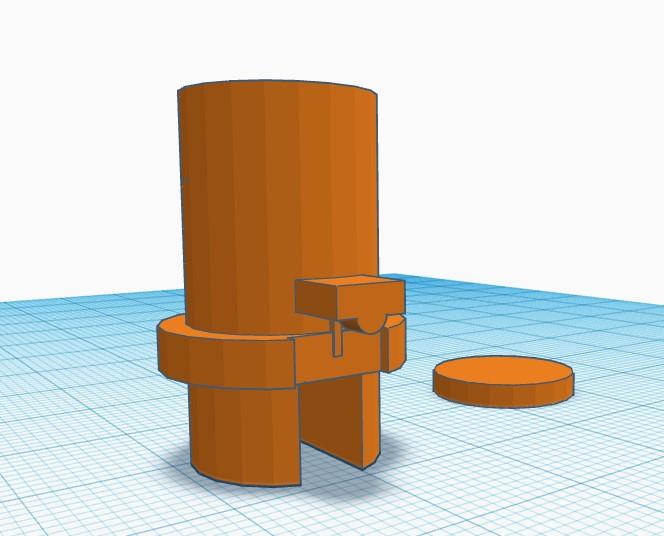 chevy cup holder retainer clip 3d model