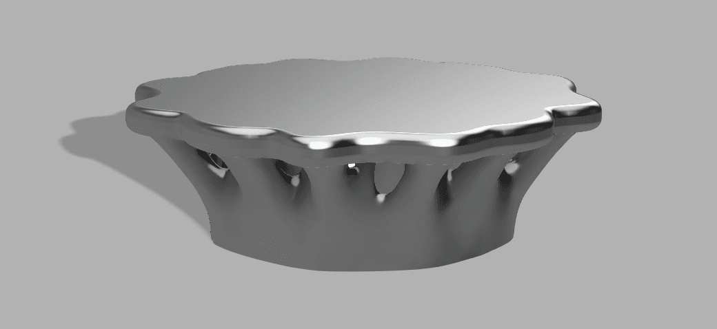 Generative Design Podium Table 3d model