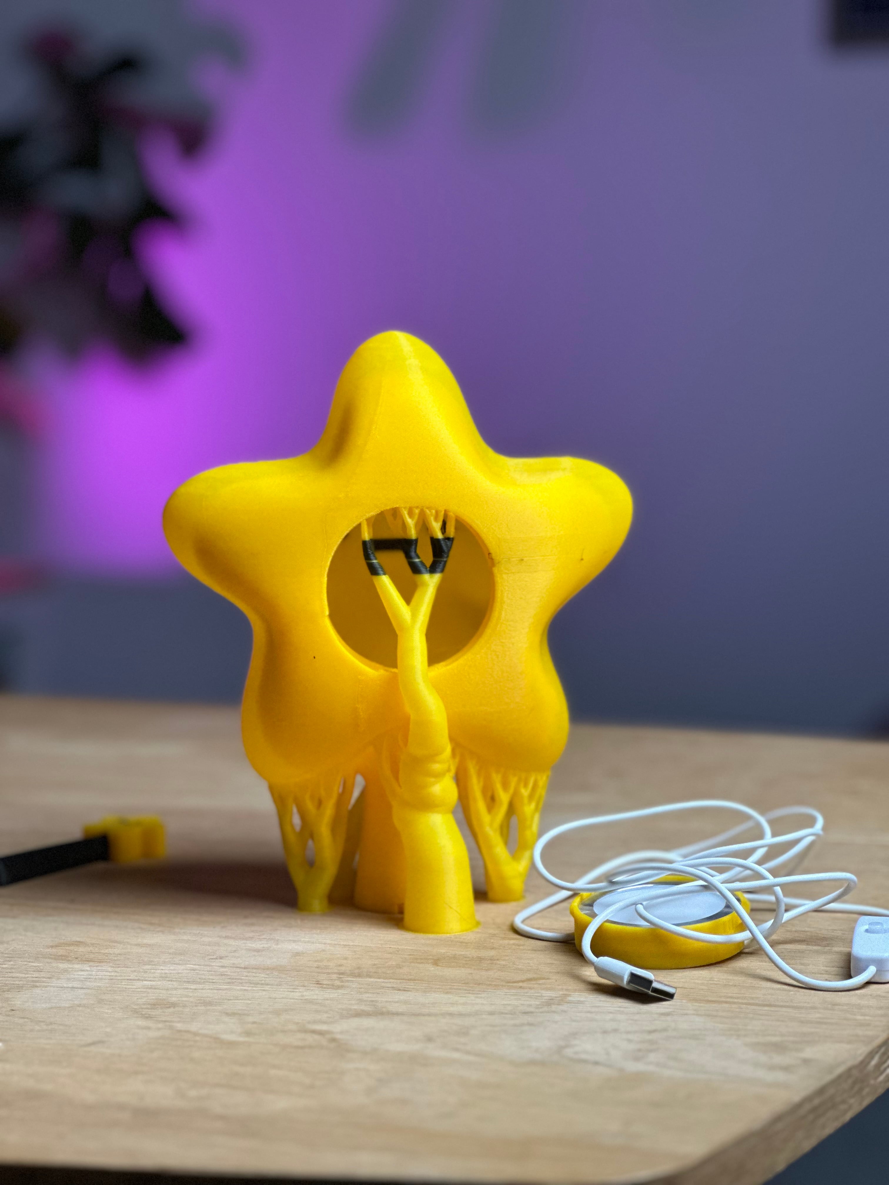 Hoshi: Star tree topper lamp 3d model