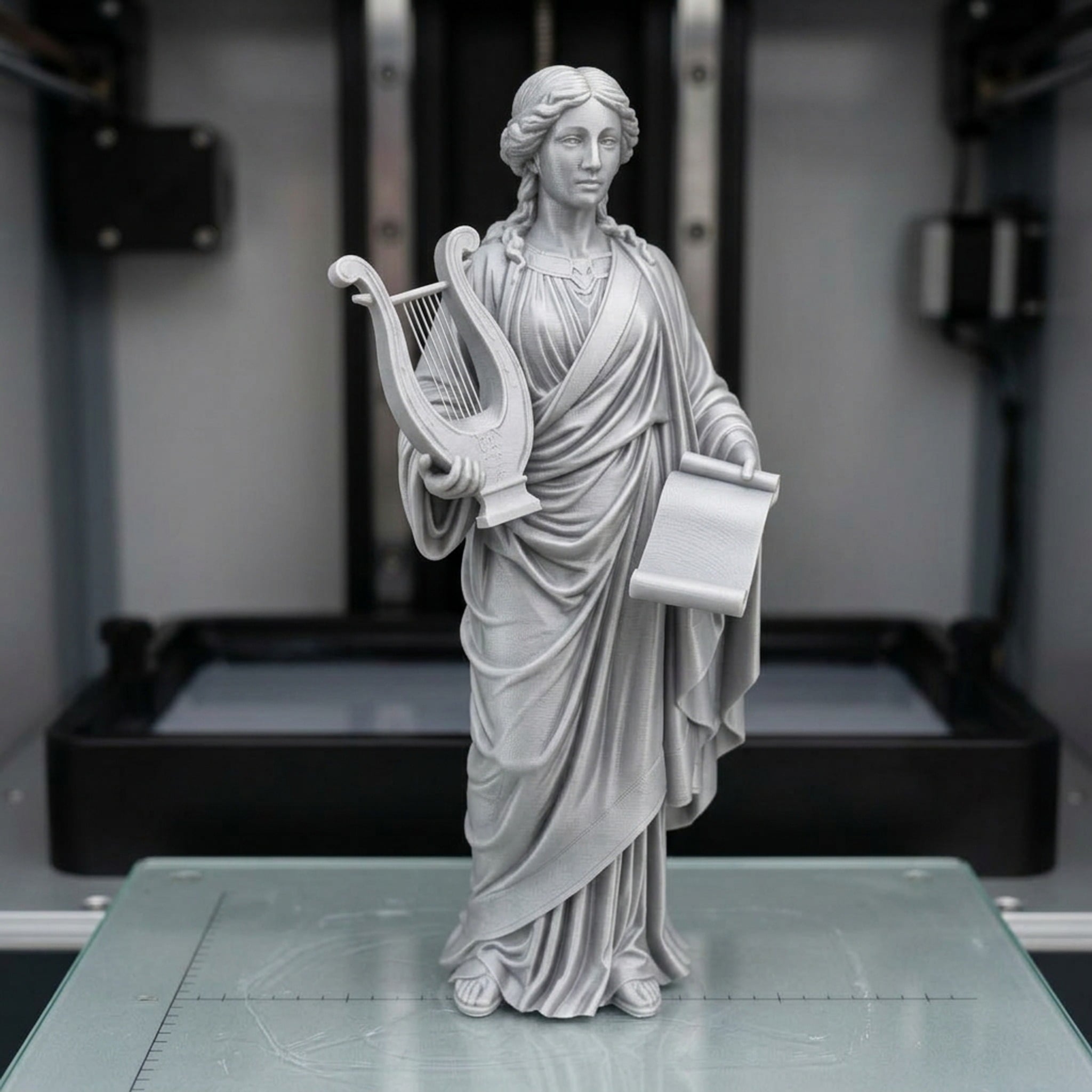 Saint Cecilia Statue 3d model