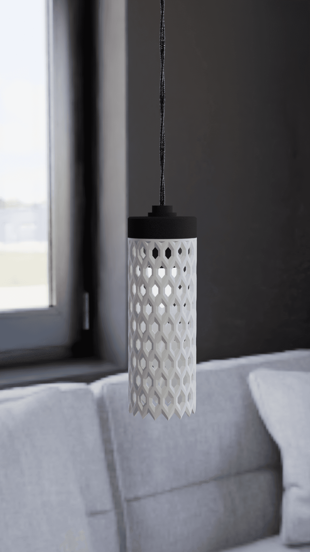 Modular lamp Shade 02 3d model