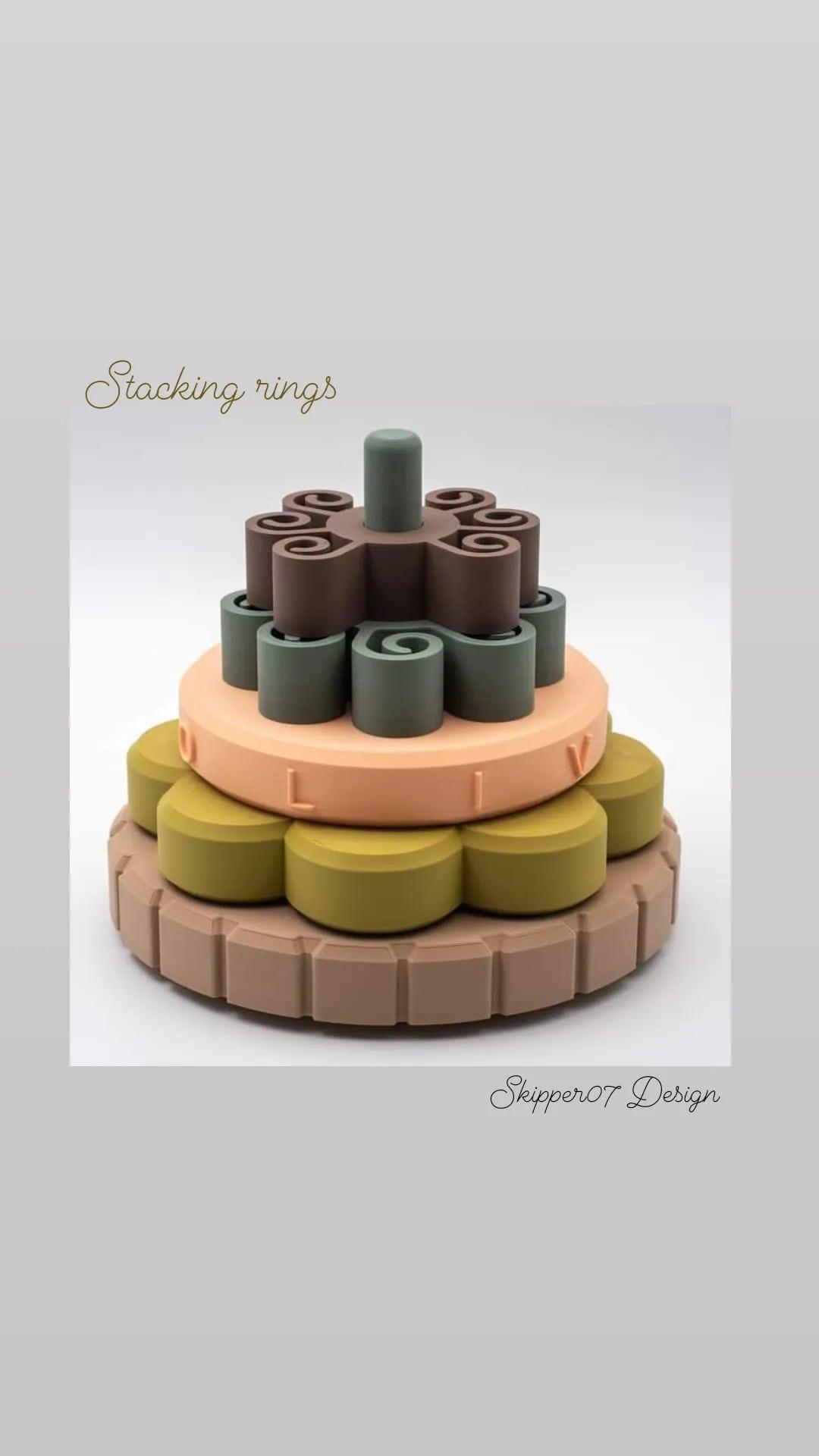 stacking rings  3d model
