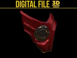 Mortal Kombat Inspired Scorpion Face Mask 3d model