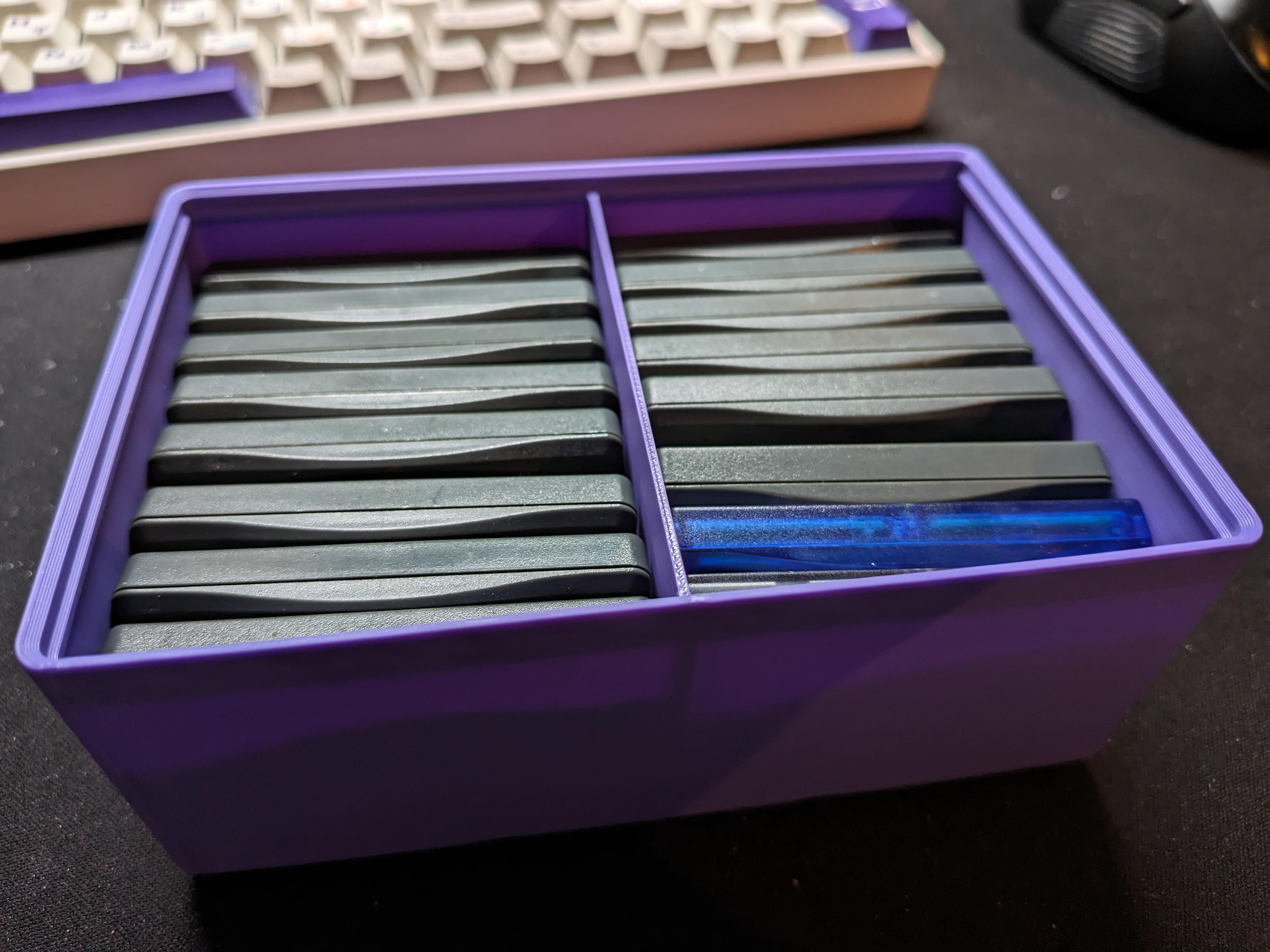 Gridfinity Gameboy Advance Cartridge Bulk Storage - Various Sizes Available 3d model