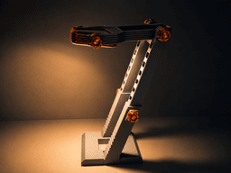 Vector LED desk lamp 3d model