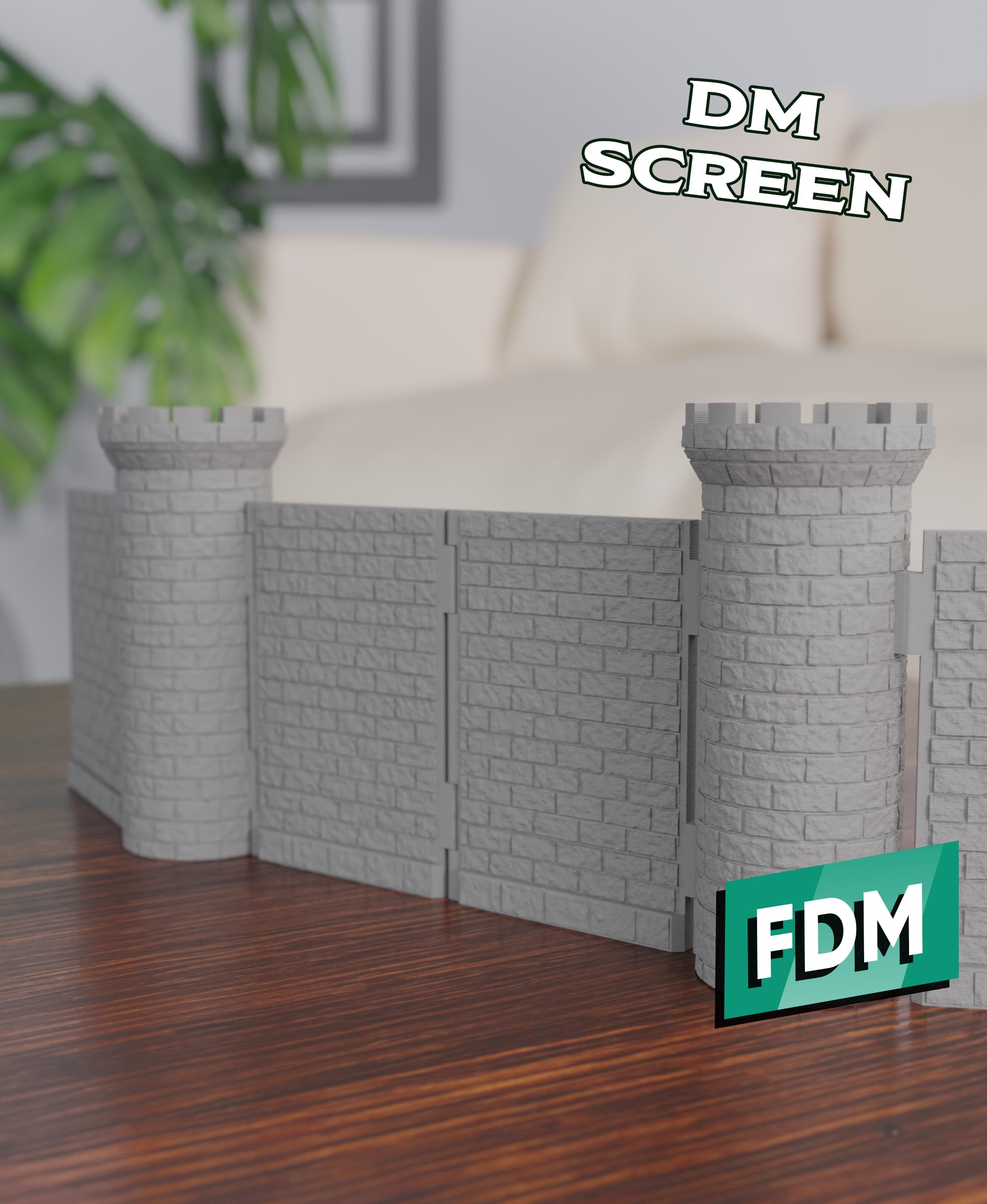 RPG - DM Screen 3d model
