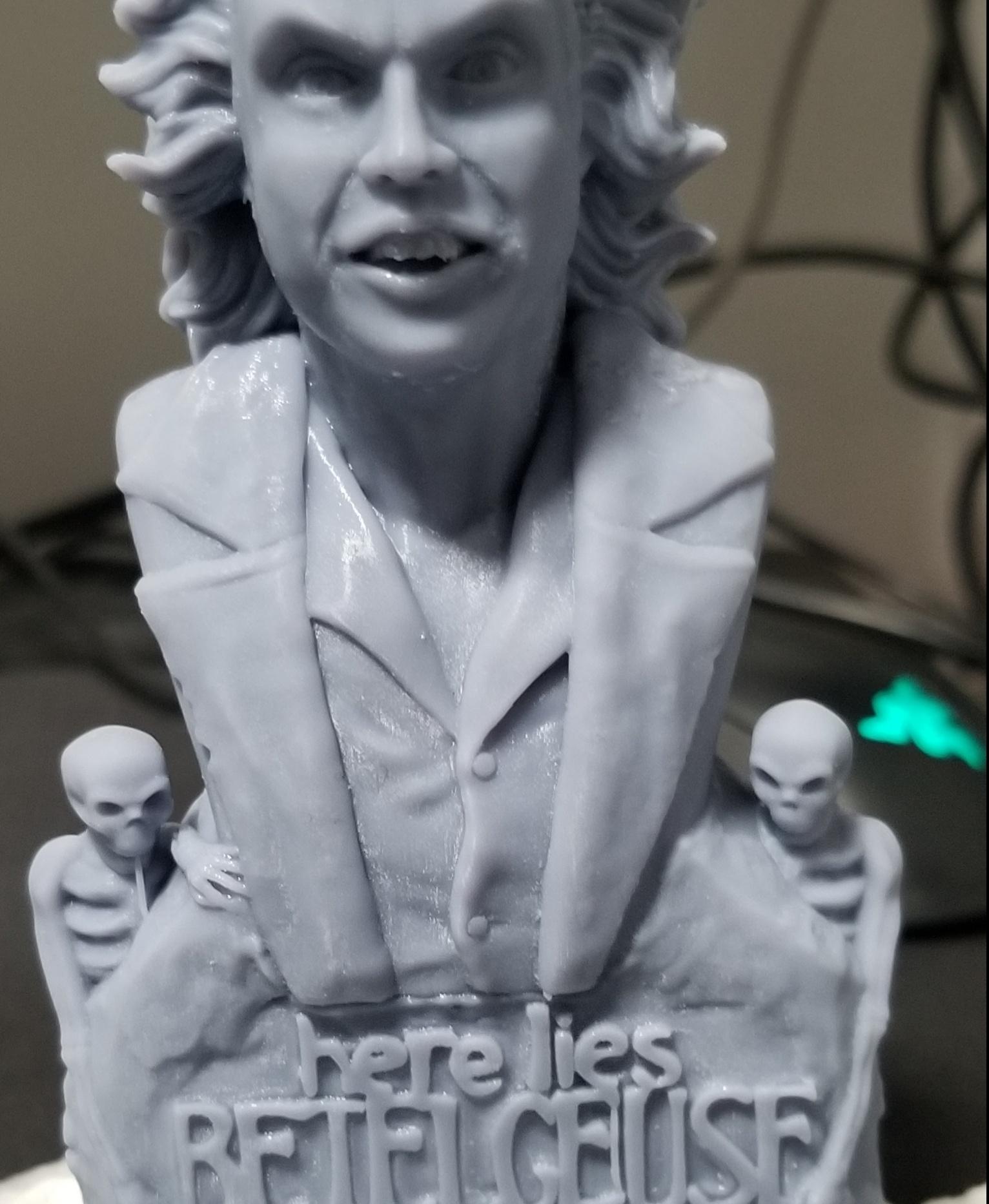 Beetlejuice Bust (Pre-Supported) 3d model