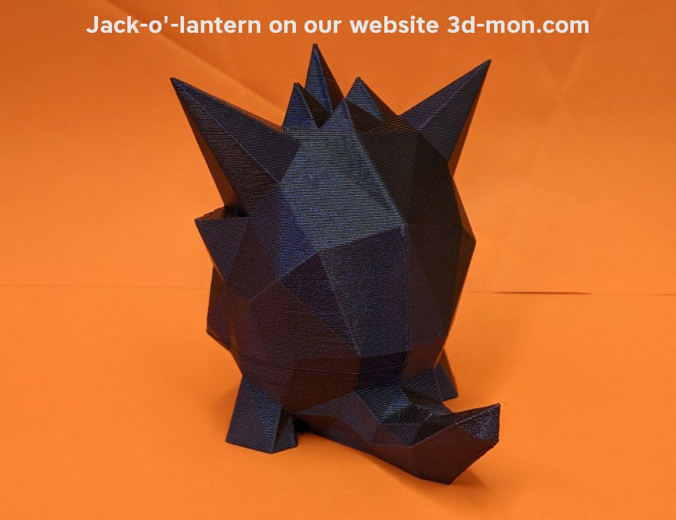 Gengar Spooky Low Poly Lantern 3d model