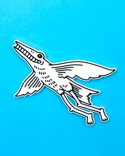 Barry the Bipedal Birdthing // Rejected Animals Decal 3d model