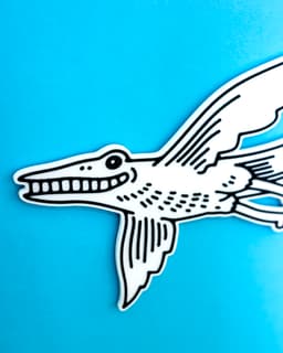 Barry the Bipedal Birdthing // Rejected Animals Decal 3d model