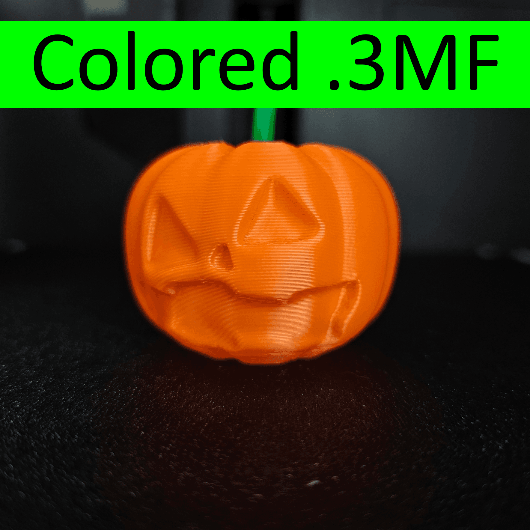Goofy Pumpkin Colored 3d model