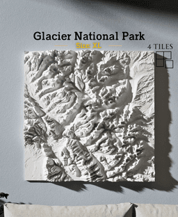 Glacier National Park 3d model