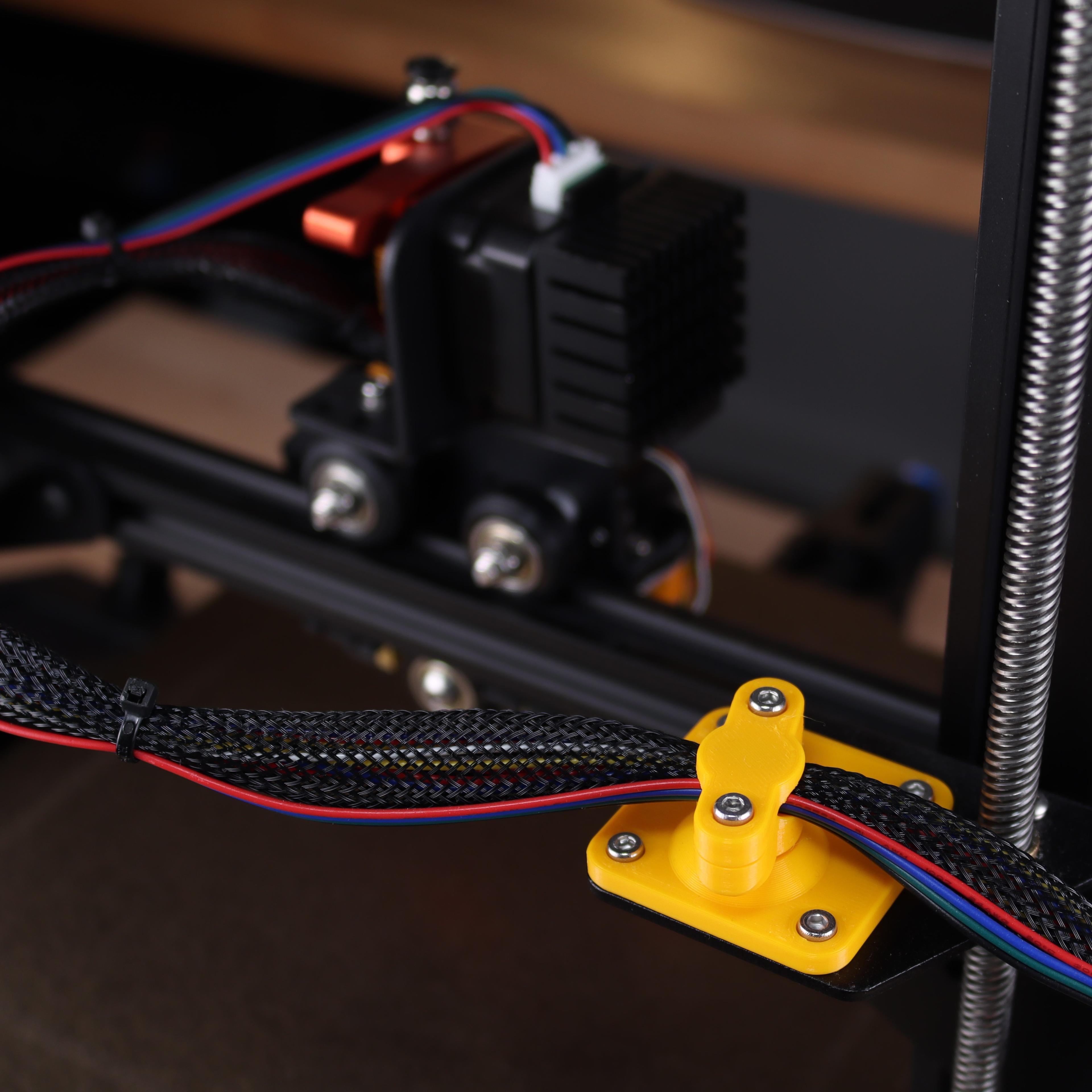 Hotend Cable Guide for Direct Drive Ender 3 V2 & Other Creality 3D Printers 3d model
