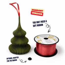 MODERN & MODULAR CHRISTMAS TREES - PENDANT + TEALIGHT VERSION (3 SIZES) / CHRISTMAS DECOR 3d model