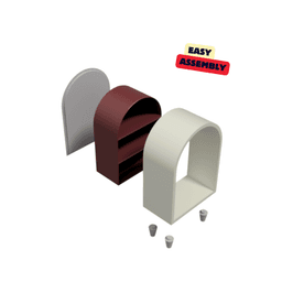 SHELF PRESENTER (TAMIN) - 4 VERSIONS / ARCH DISPLAY STAND / MODERN SHELF DECOR / HOMEDECOR 3d model